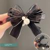 Bow Hairpin Low Ball Hair Accessories Women's Head High Sense Large Grip Clip New Clip Headdress