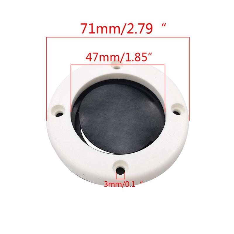 Cockpit Scupper Valve for Boat Marine Plastic Drainage Water Proof Easy Install Accessories for Fishing Yacht