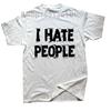 I Hate People Outdoors Funny Vintage T Shirts Summer Graphic Cotton Streetwear Short Sleeve Introverted Gifts Tshirt Unisex