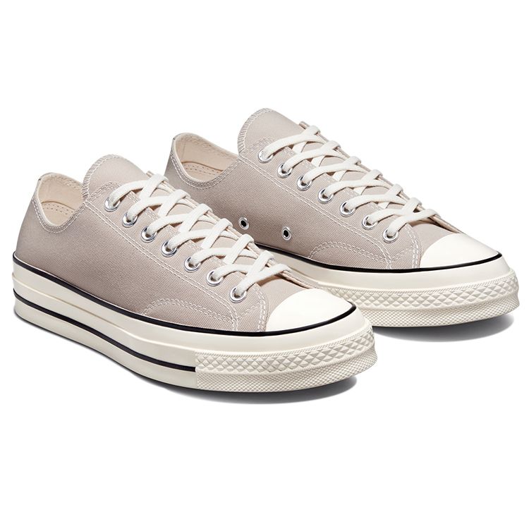 Converse Chuck 70 Low Papyrus Unisex Sneakers Brown Egret Black 172680C