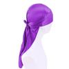 Unisex Adult Satin Long Tail Doo Rag Durag Bandanas Cap Pirate Hat Turban Men Hip Hop Headband Biker Headwrap Women Headwear