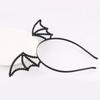 Shinning Bat Wing Headband Rhinestone Hair Hoop Halloween Party Headpiece Cosplay Animes Character for Woman Teens