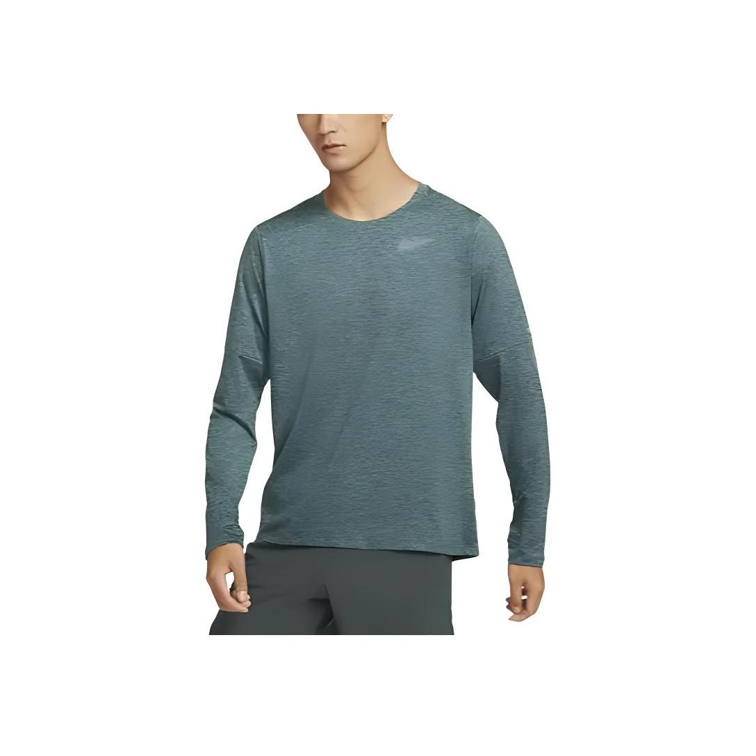 Nike Dri-Fit Element Quick-Dry Running Crew Neck Long Sleeve T-Shirt Men Tops Green DD4755338 2XL