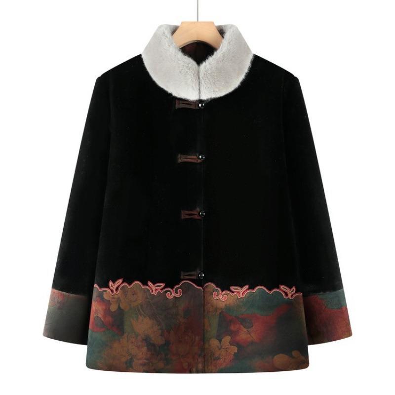 Winter New Small Padded Jacket with Velvet and Thickened Women's Clothing To 0 Coats