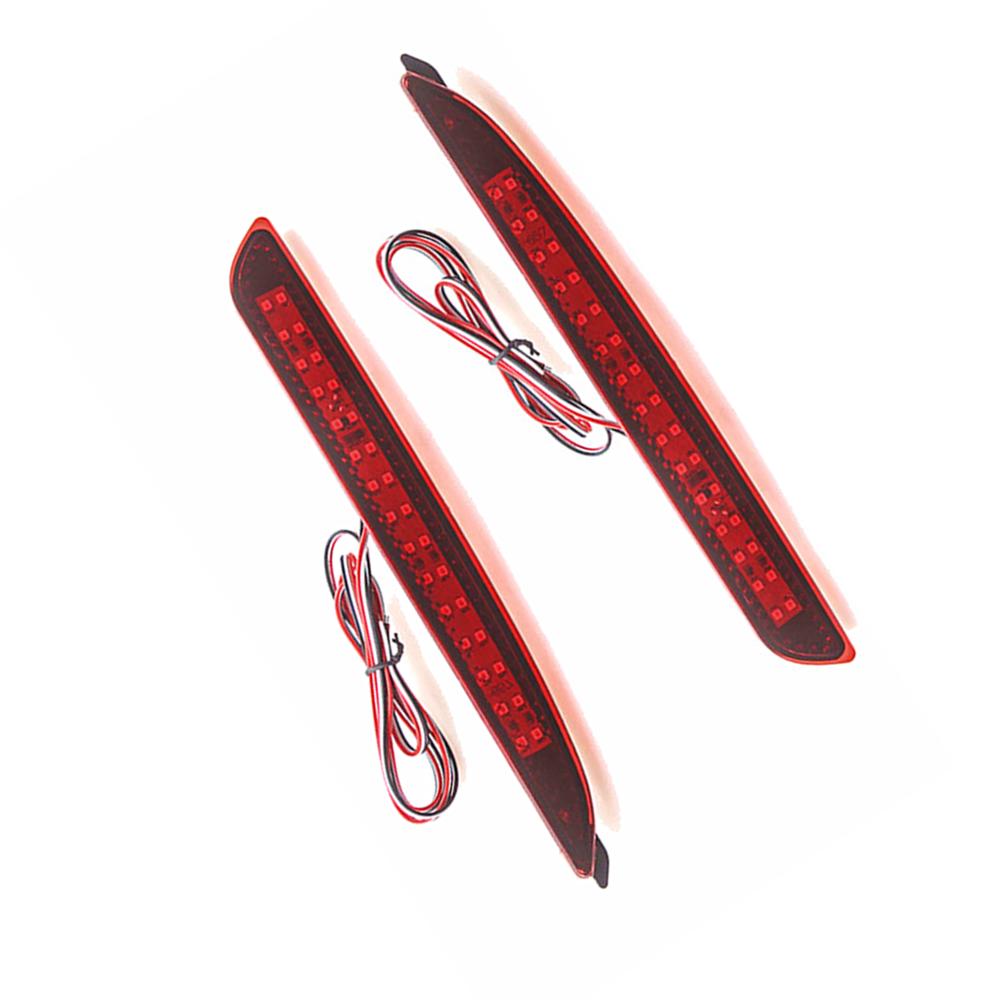 2X 24 LED Rear Bumper Reflector Brake Stop Running Light For Mazda3 2010-2013 MAZDASPEED3 Axela