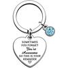 Keychain Steel Stainless Keyring Christmas Friendship Gifts Backpack Pendant