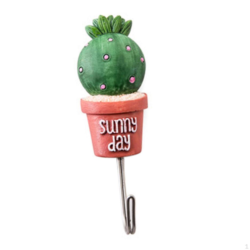 Cute Wall Hook Door Sturdy Hanger for Shower Robe Cabinet Sundries
