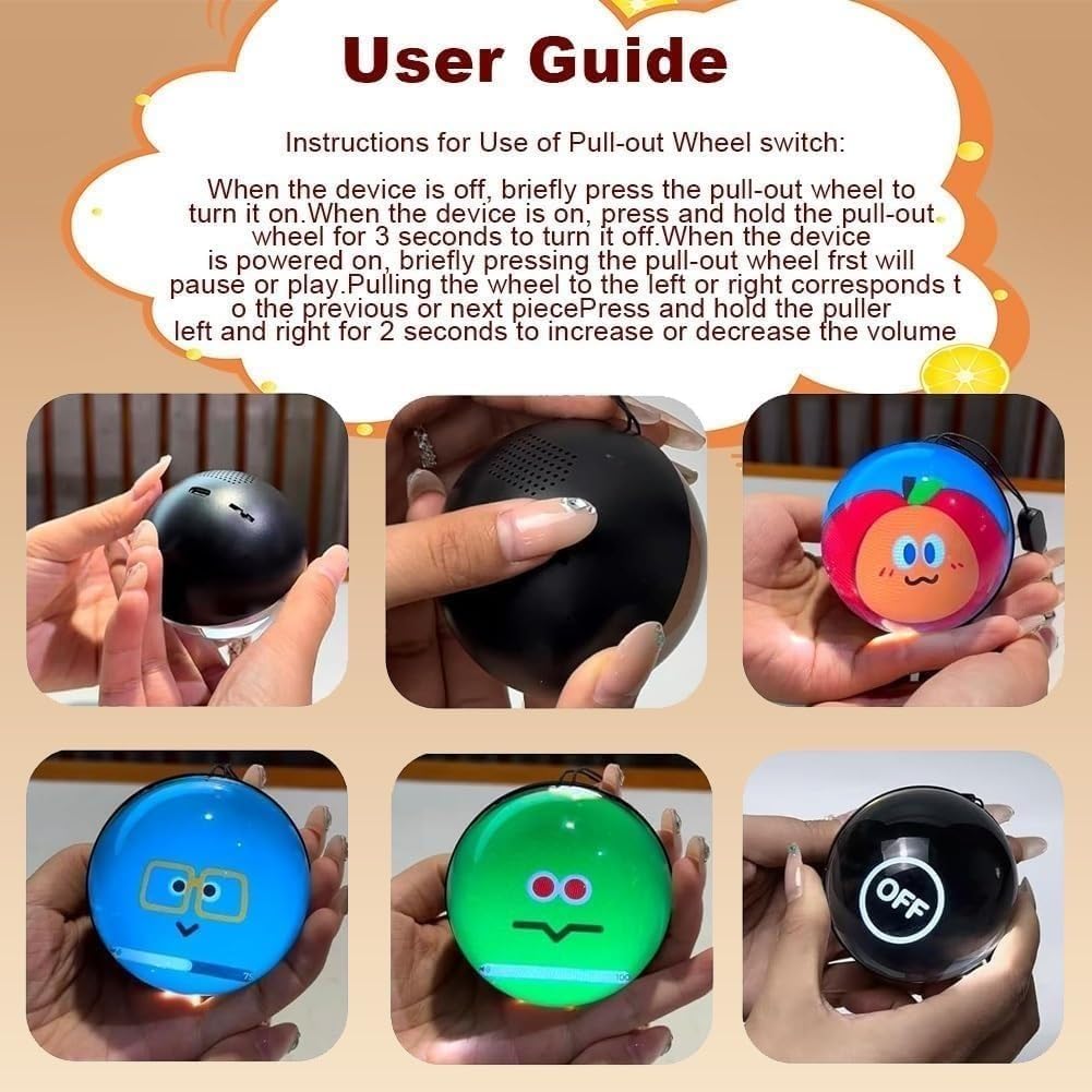 WiFi 3D Crystal Ball Video Player Audio Video Display Electronic Ball Christmas Memory Ball Birthday Gift Souvenir For Family And Friends