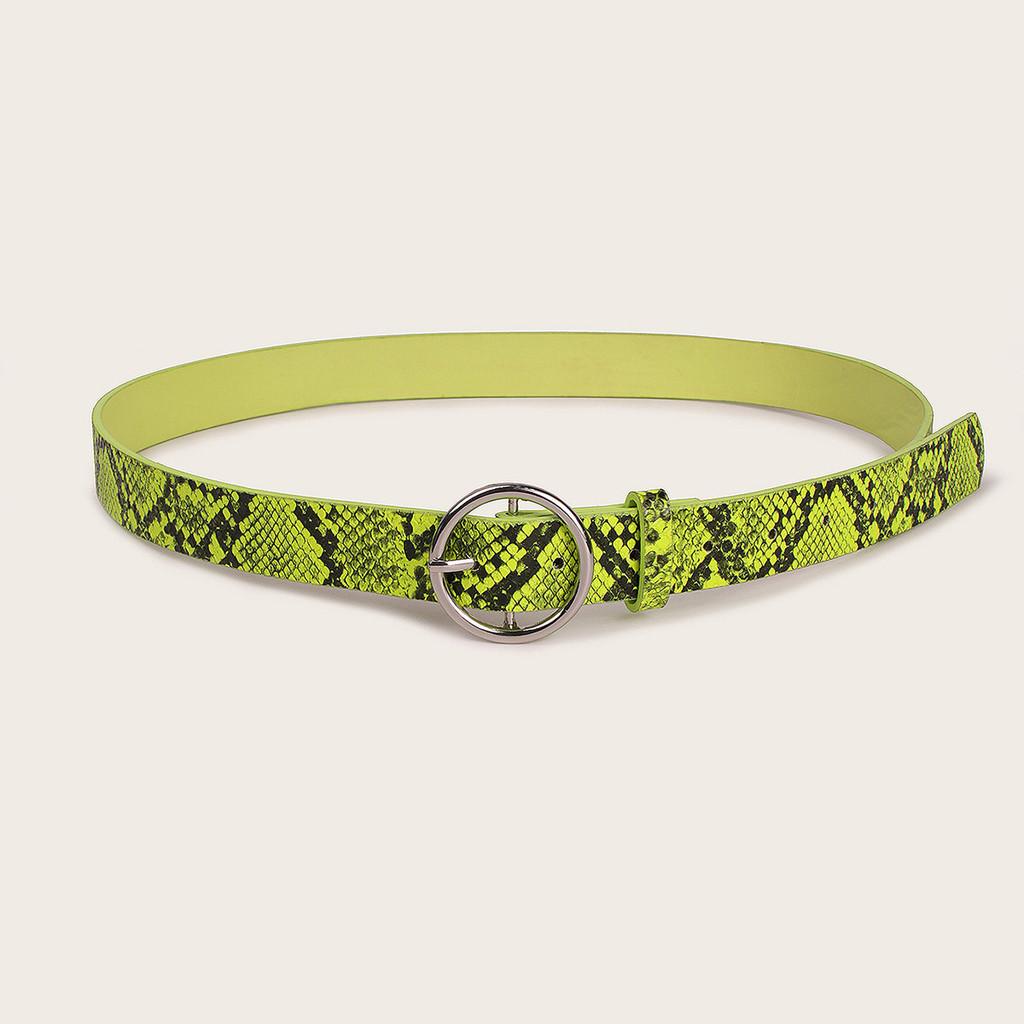 Summer Womens Fashion Belt With Animal Print And Alloy Closure For Office And Outings