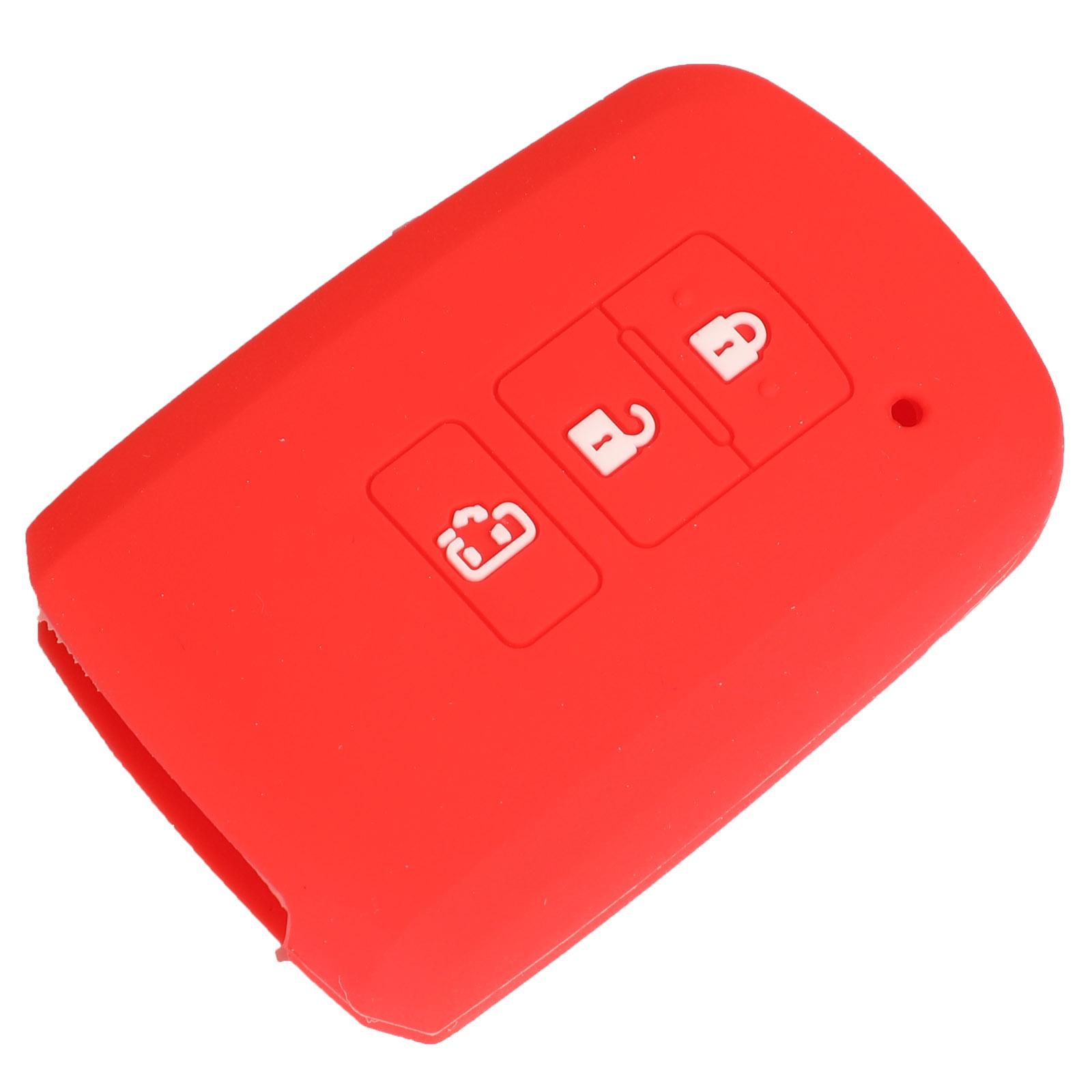 

jingyuqin 3B Remote Car Key силиконовый чехол для Toyota Camry Corolla Avalon Rav4 Land Cruiser держатель стиль красный