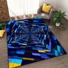 Colorful 3D Optical Illusion Printed Carpet for Living Room Bedroom Bedside Bathroom Floor Mat Area Rugged Sofa Mat Home Decor