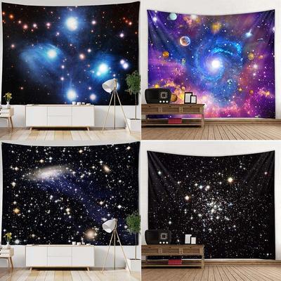 Kosmischer Planet Nachthimmel Sternenmuster Wandteppich Heimwanddekoration Wandteppich Schlafzimmer Wohnzimmer Wandteppich