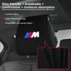 1/2 Peças Acessórios para Carro Capas Protetoras para Encosto de Cabeça de Banco Para BMW M X1 X3 X5 X6 X7 E34 E36 E39 E46 F10 F20 Z4 Performance