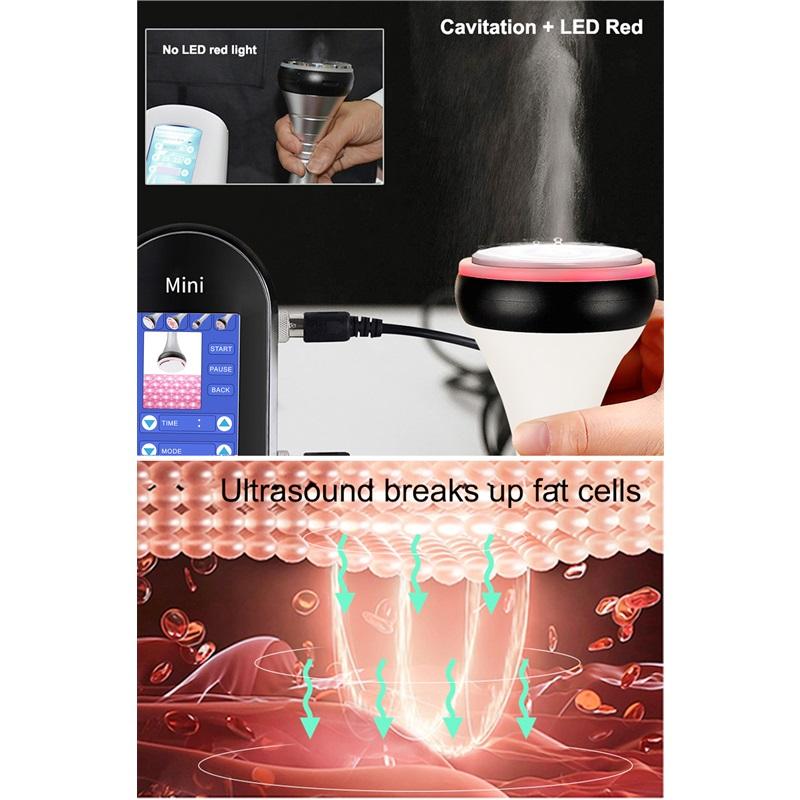 4 In 1 Facial Care 40K Cavitation Lipo Slimming Ultrasonic Liposuction Cavitation Machine Skin Tightening Lifting Device