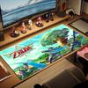 Game Legend of Zelda Color Mouse Pad Large Gaming Table Cushion Non-slip Laptop Tablet Big Mousepad XXL Mat Mini PC Playmat With Lock edge