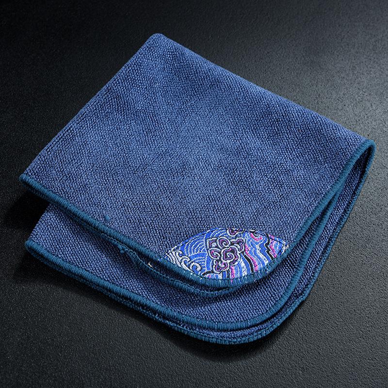 Chinese Style Tea Towel Cloth Thickened Absorbent Soft Table Cleaning Tea Cloth Towel Cloth Home Tea Ceremony Accessories New