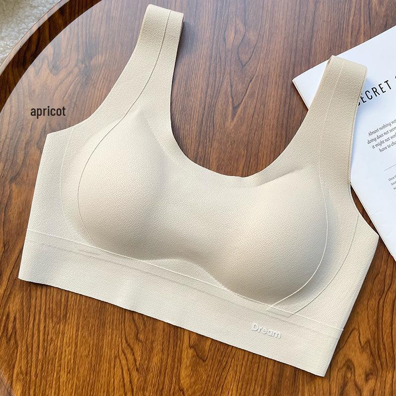 

Girls Seamless Antibacterial Sports Bra & Wide Shoulder Vest for Development Period XL [100-120 Jin]