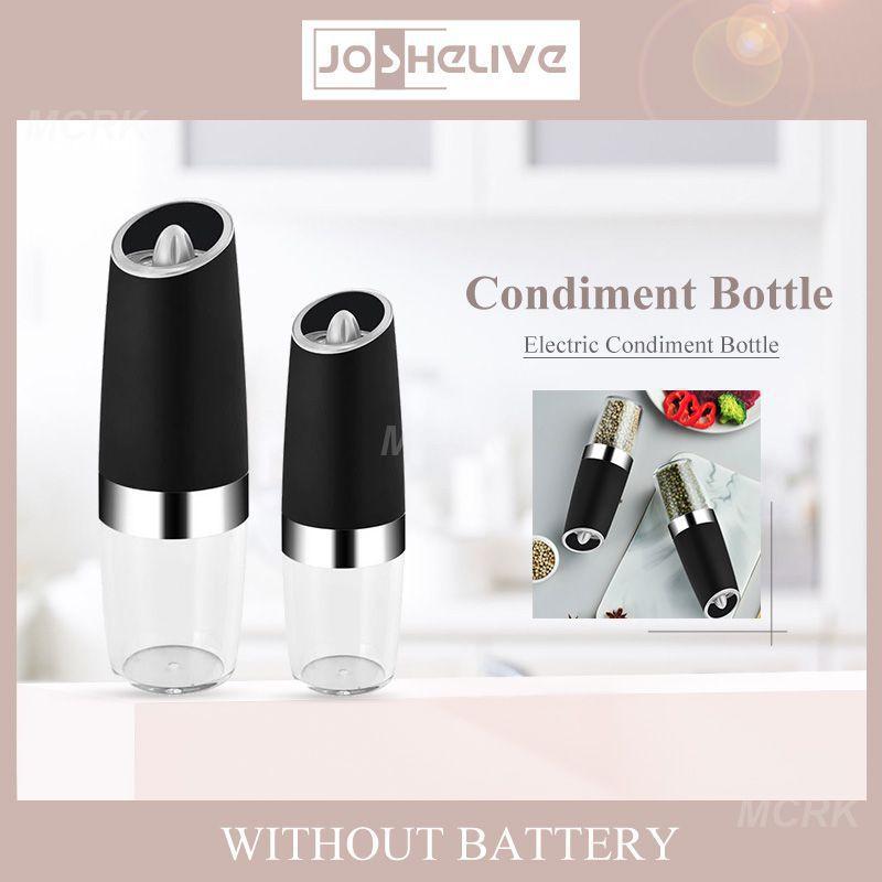 Electric Automatic Pepper Grinder Gravity Induction Spice Herb Mung Bean Ground Grinder Powder Condiment Restaurant Kitchen Tool