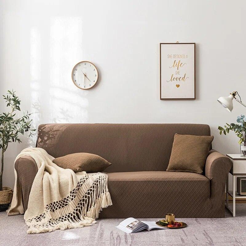 

Толстый жаккардовый чехол для дивана для гостиной, эластичный водонепроницаемый чехол для дивана, L-образный угловой чехол для дивана, 1, 2, 3, 4-местный single 90-140CM