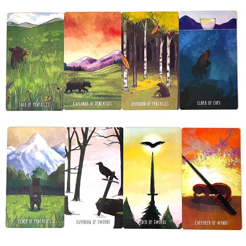 12x7cm Ethereal Vision Tarot Cards - Big Rabbit Christmas Eve Illusion Abyss