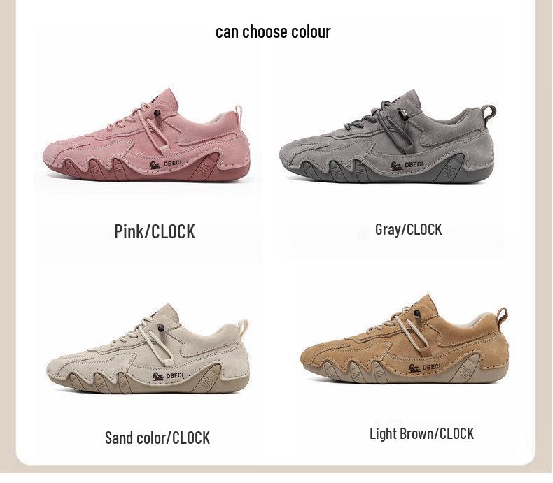 Genuine Leather Large Size Men's & Women's Outdoor Summer Sports Casual Shoes