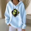 Women's Fashion Casual Christmas Angel Print Pullover Long-Sleeve Sweatshirt