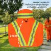 Adjustable Design Anti-UV Bucket Hat UV Protection Fluorescent Safety Hat  Gardeners Cleaners