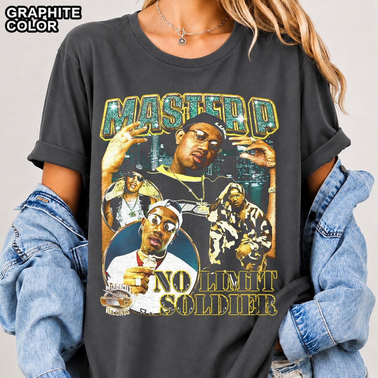 Master P No Limit Soldier T-Shirt, Comfort Colors, Bella & Canvas, Gildan Tee and SweaT-Shirt FD L