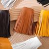 10/15/20/25/30cm Dubbelzijdige PU Leer Kwastje Versiering Baard Franje Kant Lint Naaimateriaal DIY Stof Kleding Tas Accessoire