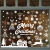 RENEWREVITAL Christmas Decoration Window Winter Static No Christmas Decorations for DIY Christmas and Reindeer of Stickers, Stickers, Adhesive, Glass,