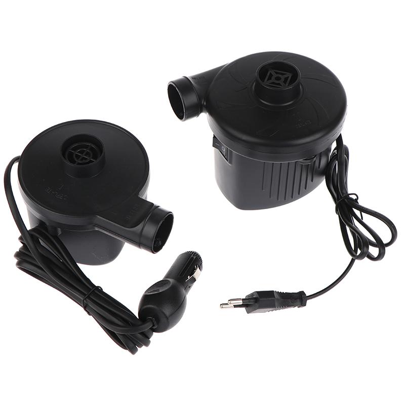Portable Electric Inflatable Pump With 3 Nozzles Air Mattress Boat Auto Air Inflatable Pump For Car Home Use Camping Inflator
