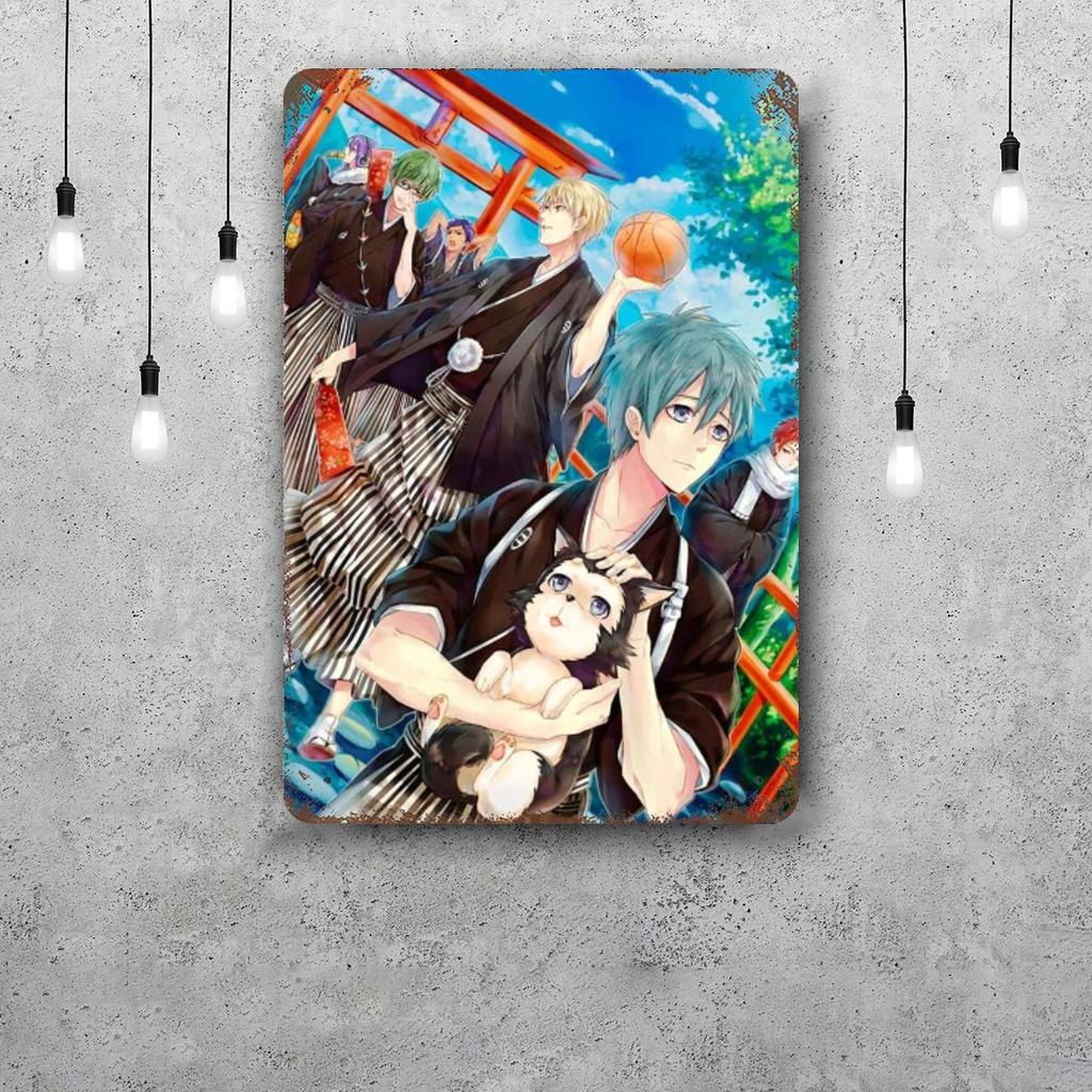 kuroko no basket replace plus Vintage Metal Tin Signs Posters Decor Retro Metal Plaque Wall Art Decor for Garage Bar