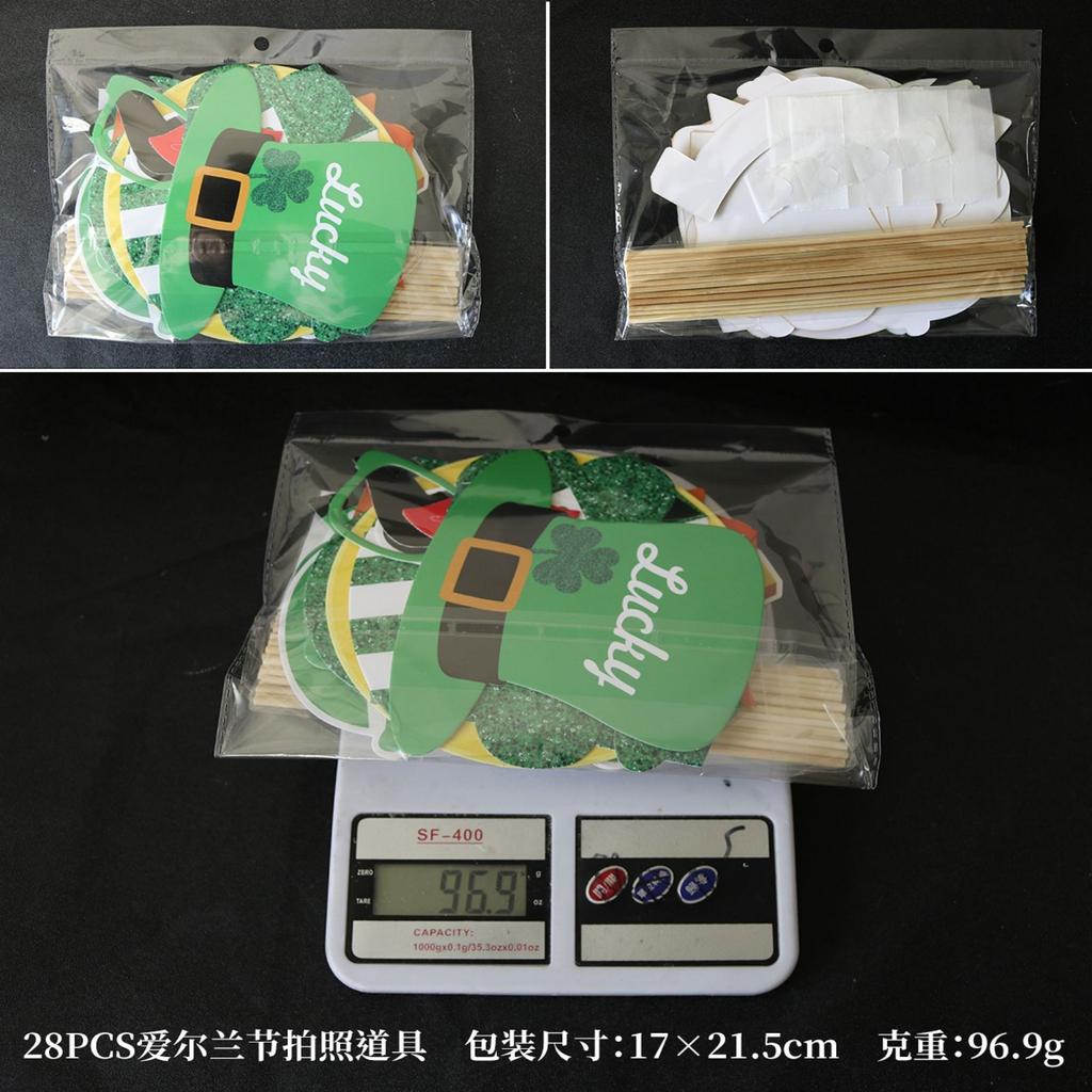 St. Patrick'S Day Party Dance Decoration Photo Props Pipe Luck Of Costume Decoration