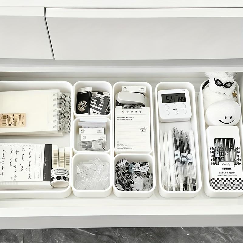 Organizer Tray Divider Set Desk Drawer Organizer Garage Organization and Storage Toolbox Accessories Desk Stationery Box Cosmetic Storage Box