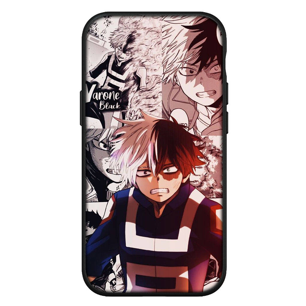for iPhone 17 16 15 Xiaomi Poco Redmi Note 14 13 12 11 Pro Max Samsung Galaxy S25 S24 S23 OPPO Huawei Todoroki Shoto BNHA My Hero Academia Phone Case