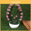 Forty Simulation Heartshaped One Pinecones Artificial Flower Plants Potted