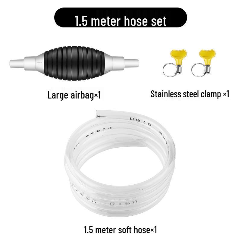 Manual Fuel Tank Siphon with Urea Deflector for Cars and Trucks