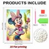 Disney Pearl Painting Minnie Easter Palm Cross Creative Art 5D Pearl Embroidery Cross Stitch Kit Handmade DIY Home and Room Decor Gift
