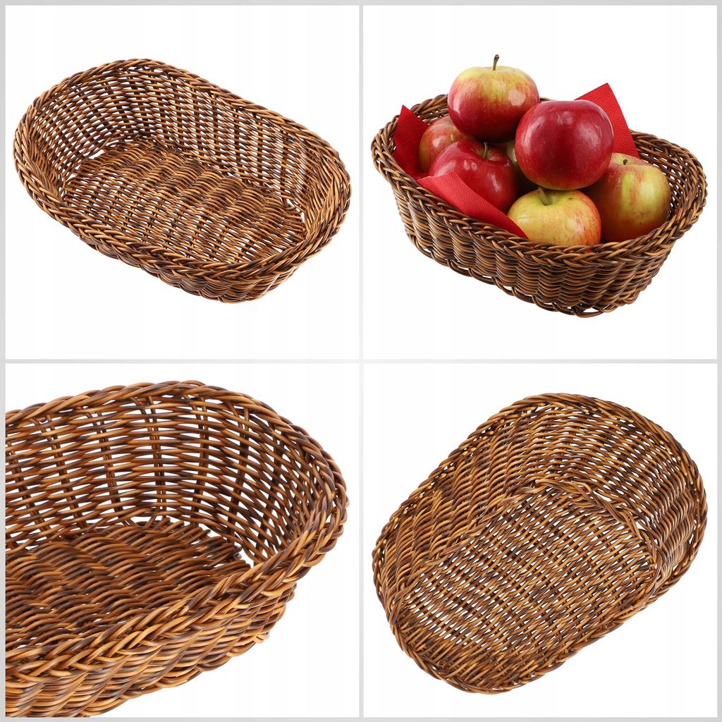 KADAX Basket For Bread Pastry Table Cutlery Oval Basket