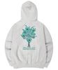 Flower Bundle Graphic Hoodie - White