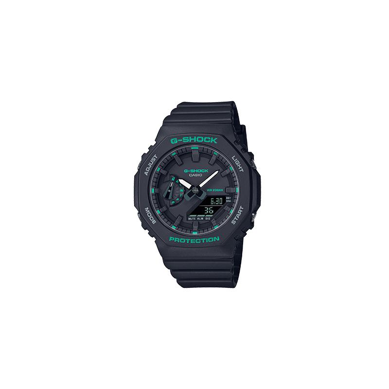 

Casio LCD/Pointer Dual Display Series Unicorn Colorful Movement Octagon Electronic Movement Resin Strap Japanese and Korean Watch GMA-S2100GA-1APR чёрный