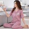 Piżamy damskie bawełniane Dwuczęściowe zestawy piżam damskich Plus Size Luźne, codzienne, domowe
