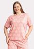 Women's Pajamas 4XL Cotton Short Sleeve Nice For Summer Loose Shorts Soft