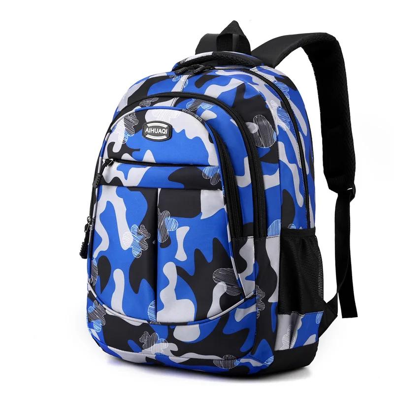 Teen Boys Backpack Student Schoolbag Large Capacity Leisure Travel Bag College Student Bag Can Be Used As Laptop Bag