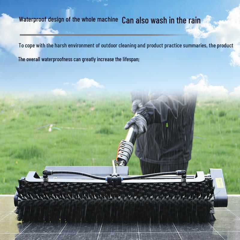 Haofu Yutong Solar Panel Cleaning Machine - Photovoltaic Roller Brush for Power Station and Home Use