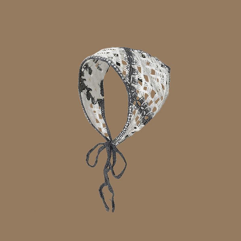 

Головной убор Пасторальный стиль Пляжный отдых Аксессуары для волос Путешествие Фото Шарф для волос Милая мода Треугольная повязка на голову Симпатичный ручной работы