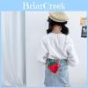 Strawberry Crossbody Bag Pu Leather Girls Antitheft Coin Purse Playful Toddler Gift For Daily Use