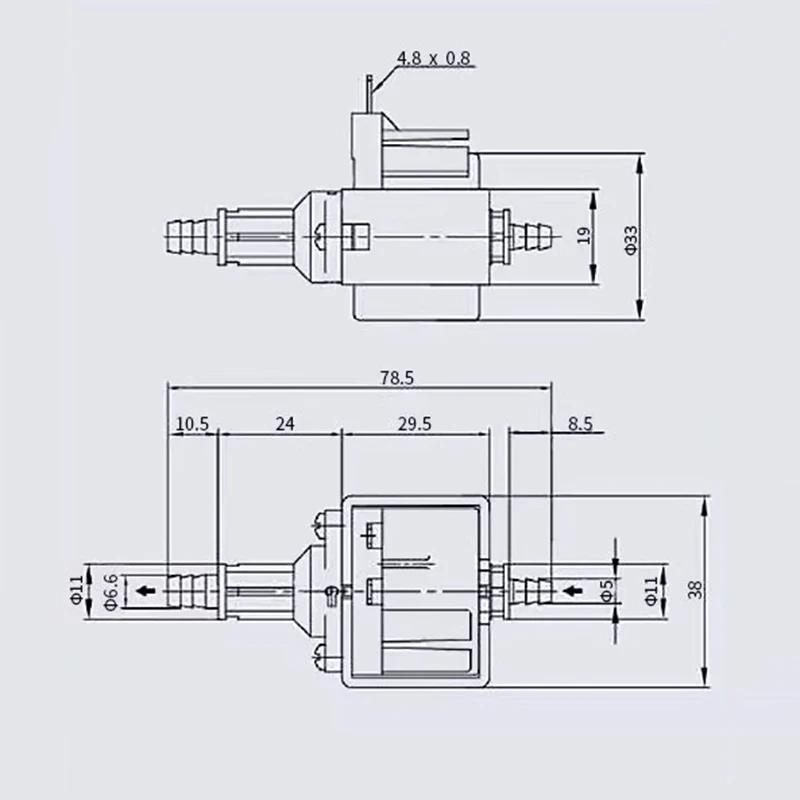 JYPC-2 16W AC 220-240V Electromagnetic Plunger Pump Small Suction Pump for Ironing Steamer Hanging Machine jiayin