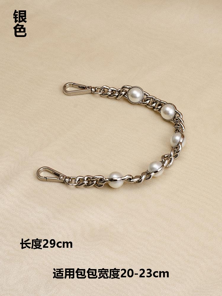 Taschenriemen Perlenkette Metall Gold Schulterkette DIY Taschenkette Mode Ersatzriemen Für Taschen Zubehör 25 50 60 110 120CM