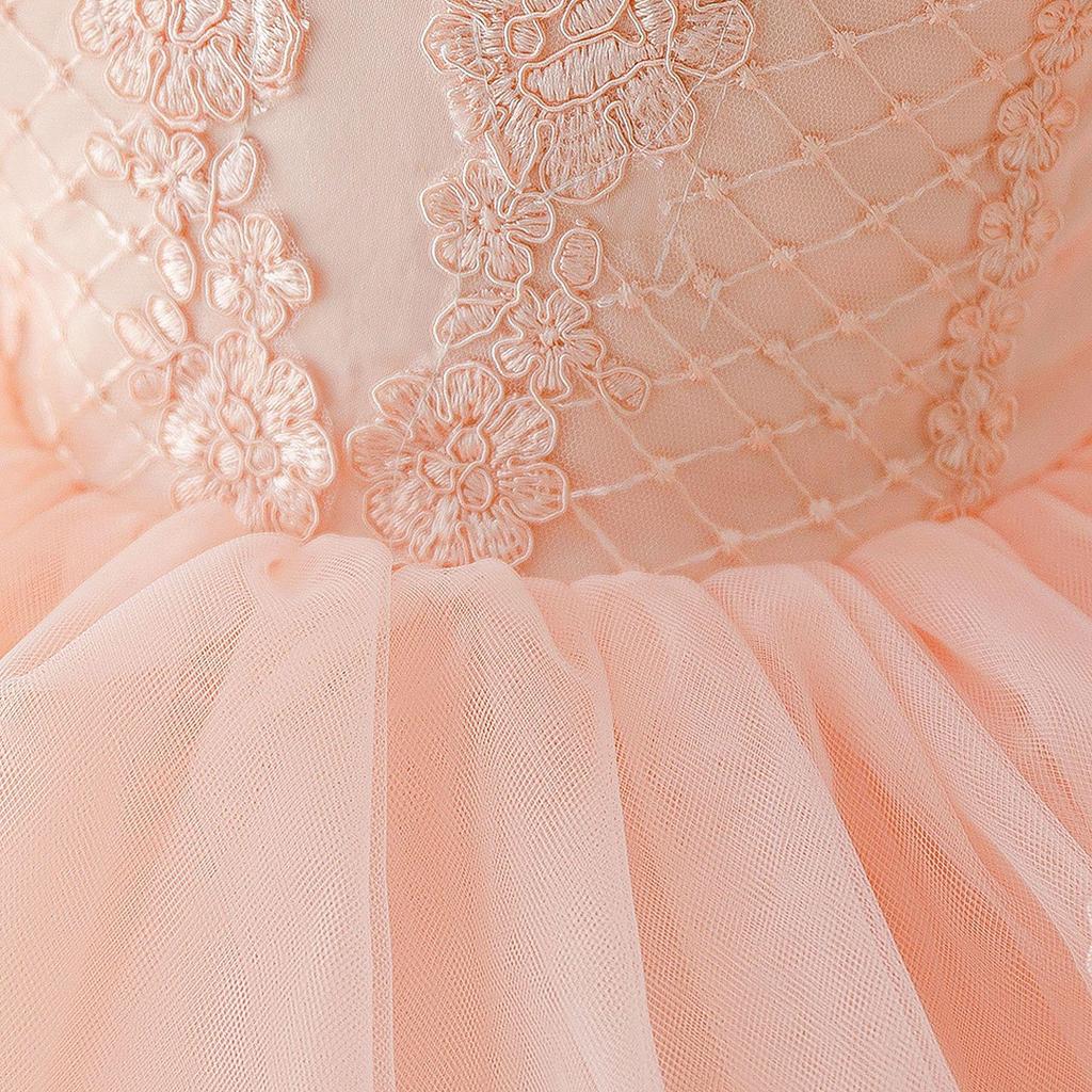 2026 New Style Baby Girl 1st Birthday Princess Dress - Puffy Skirt for Piano Performance
